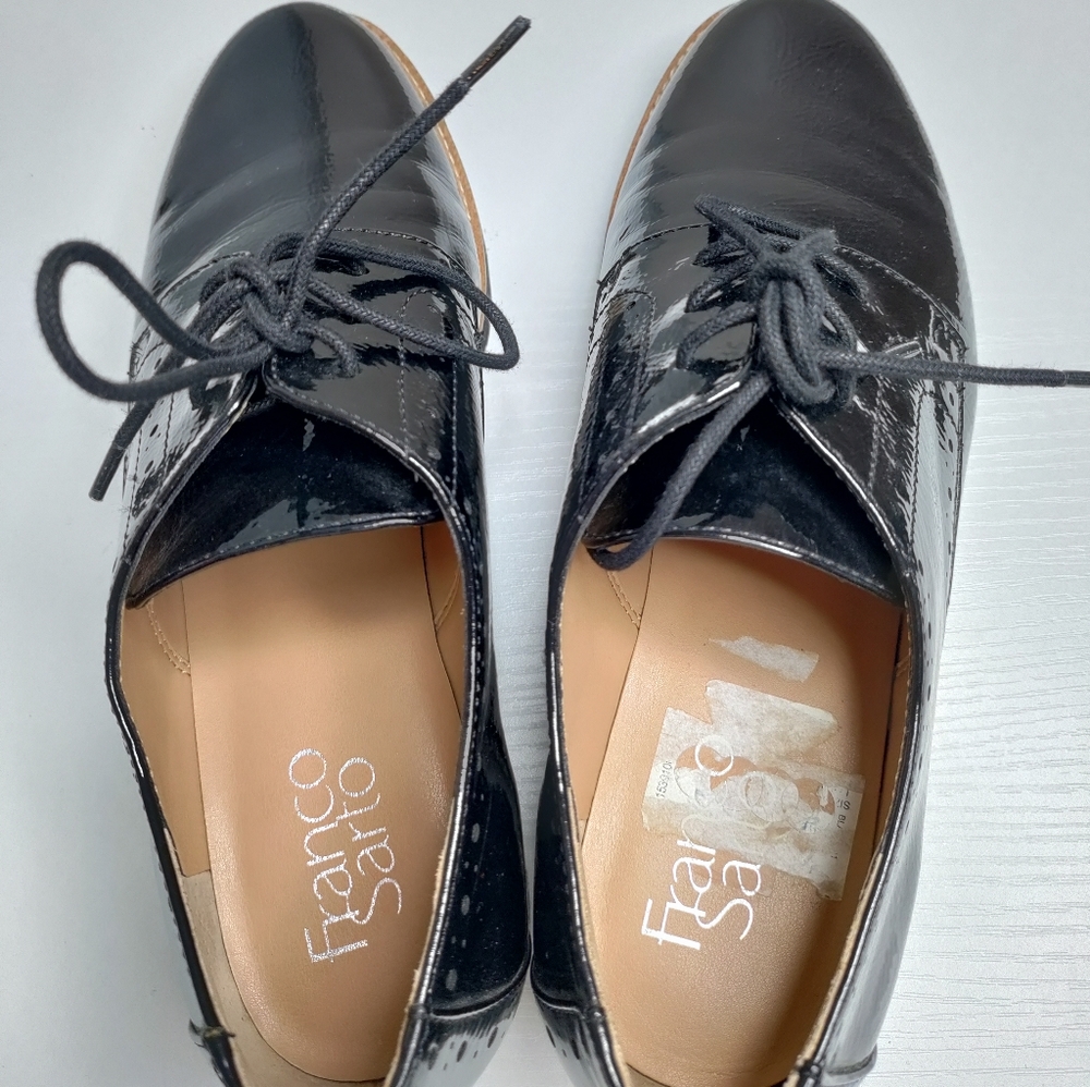 COPY - Franco Sarto black loafers shoes - Picture 3 of 6